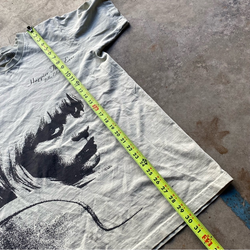 Billie Eilish - “Happier Than Ever” - 2021 Green Shirt - 

Size Small Fits large - Picture 6 of 6